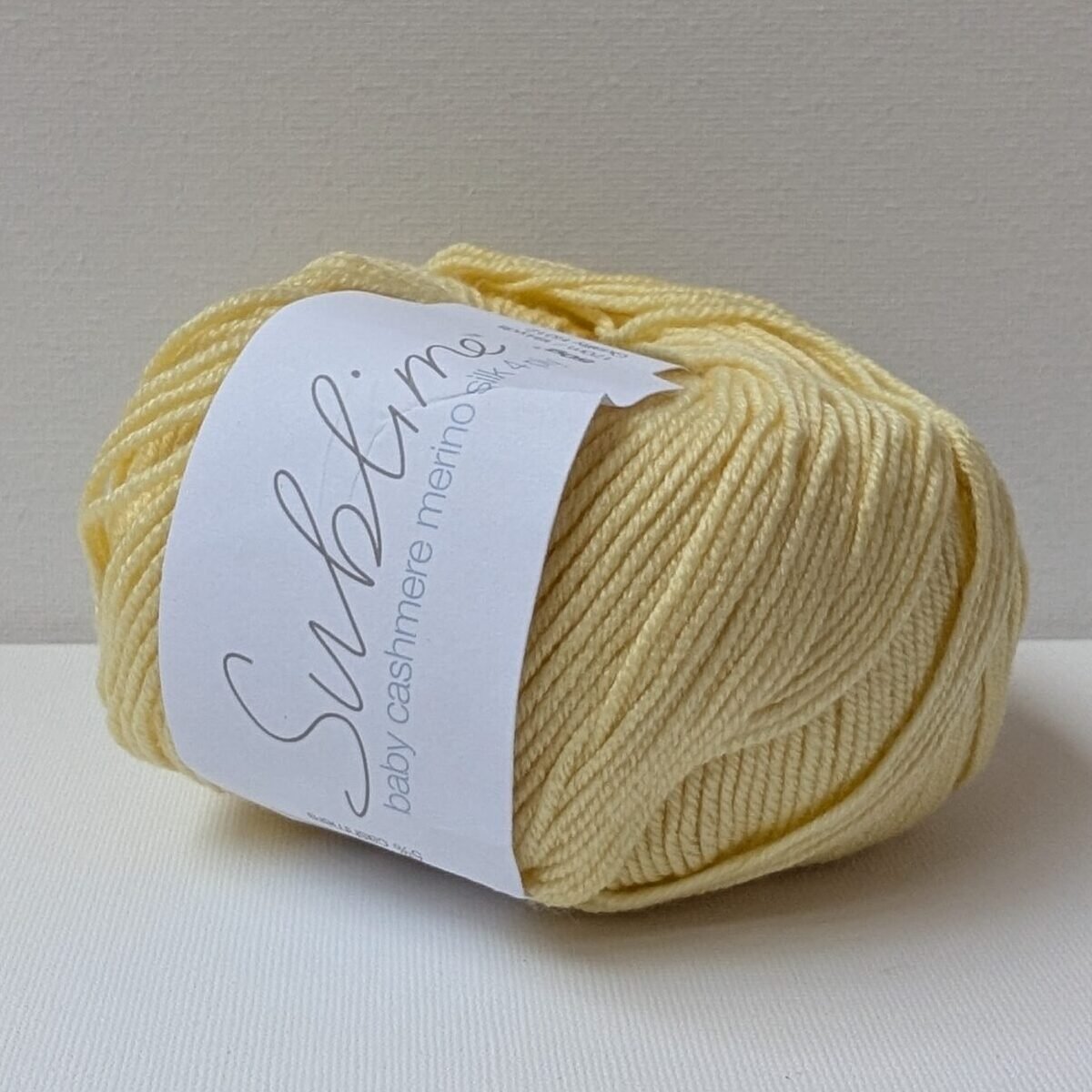Sublime Baby Cashmere Merino Silk 4 Ply yarn in Little Chick shade 207